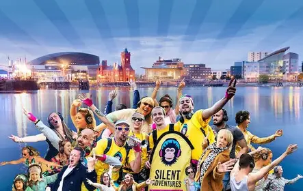 Aventura silenciosa de discoteca em Cardiff