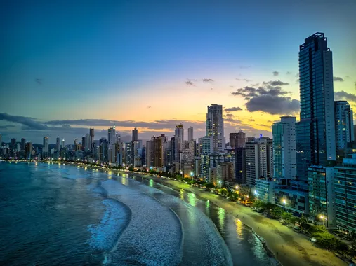 Vista Aérea Balneário Camboriú
