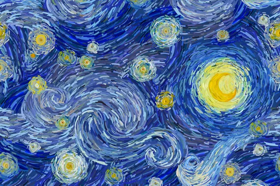 A Noite Estrelada é uma pintura de 1889 do artista holandês Vincent Van Gogh