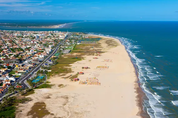 Vista aérea de Aracaju, Sergipe
